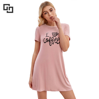 Robe de nuit en coton pour femme, vente en gros
