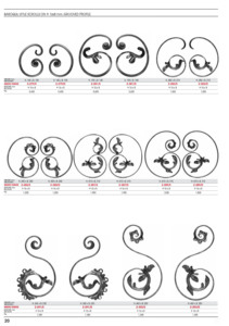 Articles forgés Pièces <span class=keywords><strong>en</strong></span> acier Rouleau de <span class=keywords><strong>fer</strong></span> ornemental <span class=keywords><strong>forgé</strong></span> à chaud - Product Image 4