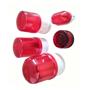 ไฟเตือนแบบหมุนได้ รุ่น LTE-1101 ไฟ LED สีแดง ตัวเรือนพลาสติก ทนทาน ขนาด 88x176 มม. - Product Image 2