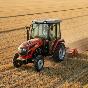 China Wheel 4WD Hydraulisch Systeem - Multifunctionele Hoge Productiviteit Tractoren 4x4 60PK Kleine Boerentractor - Product Image 5