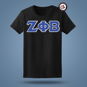 Zeta เสื้อยืดผู้หญิงปักลายรุ่น Phi Beta Soror | ZPB Sorority ปักลายสำหรับผู้หญิงเสื้อยืดผ้าฝ้ายแบบสั่งทำ - Product Image 2