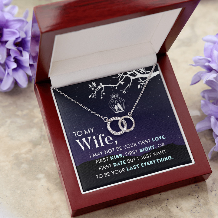 Silver necklace + LED light box