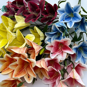 Bouquet de fleurs artificielles en soie, 7 fleurs, imperméable, décoration d'intérieur, décoration de mariage, style moderne - Product Image 2