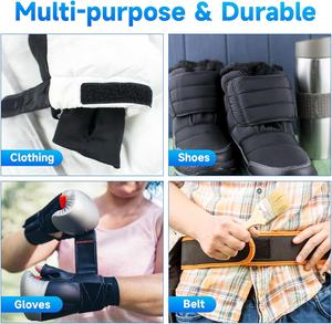 Industrial Strength Elastic Nylon <strong>Hook</strong> <strong>and</strong> <strong>Loop</strong> Strap Sew-On for Velcro Fastener - Product Image 2