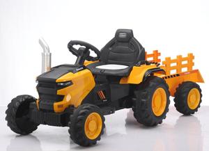 <span class=keywords><strong>Trattore</strong></span> Elettrico 12V per Bambini con Rimorchio, Auto <span class=keywords><strong>Giocattolo</strong></span> Telecomandata 2.4G per Bambini 3-8 Anni - Product Image 3