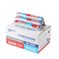 Adhésif-colle hybride polymère MS instantané à haute résistance, compatible peinture, pour polyuréthane