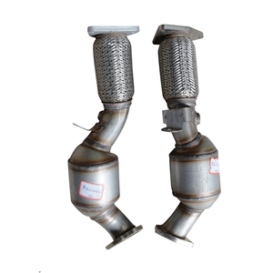 Piezas de motor de coche directas de fábrica de escape automático Convertidor Catalítico izquierdo + derecho Audi Q7 para Porsche Cayenne VW <span class=keywords><strong>Touareg</strong></span> 4,2 V6 - Product Image 4