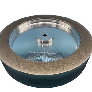 Disques de meulage diamantés à angle droit CBN XBM-1220 usinés CNC sur mesure pour l'usinage de l'aluminium 10x12x50 - Product Image 1