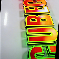 Letras 3D LED Programables a Todo Color, Iluminación Dinámica RGB, Impermeables IP65, Personalizables para Decoración y Publicidad de Tiendas
