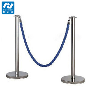 Halat paslanmaz çelik sonrası Top Top kalabalık kontrol standı altın Stanchion - Product Image 2