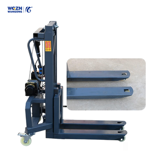 WGZN Mini Cargo Elevator Forklift Kecil 550kg Manual Stacker Crane Lift - Product Image 3