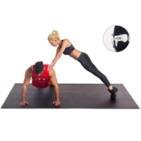 Di Grandi Dimensioni in più Anti Slittamento del PVC Palestra Per Il Fitness Stuoia di Esercitazione