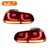 SJC Hochwertiges Auto-Zubehör für VW Golf 6 MK6 2008-2013 Upgrade Rückleuchte LED Bremslicht Signal Plug-and-Play