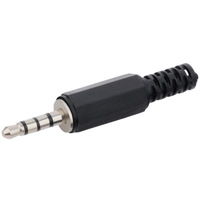 Onlyoa L'assemblée stéréo 3 pôles 4 pôles audio jack TRRS 3.5MM connecteur