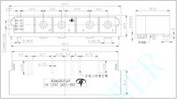 Conector Adaptador de Cobre de 60kW, Terminal de Crimpado de Aleación de 12 Pines con Orientación Recta para Aplicaciones de Energía Automotriz y PCB