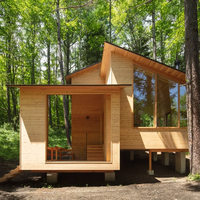 Villa en bois de luxe SENFYA, chalet en bois de forêt, kit de maison en bois à bas prix pour complexe familial