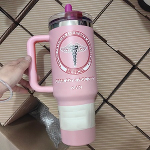 Bán Buôn Biểu Tượng Tùy Chỉnh 40Oz Thép Không Gỉ Lật Rơm Cốc Bị Rò Rỉ Bằng Chứng Chân Không Cách Điện Cốc Với Xử Lý Hot Nhiệt - Product Image 4