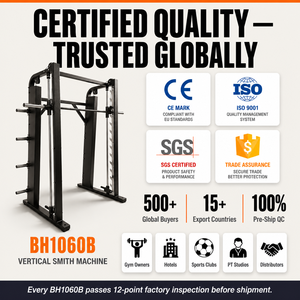 ZOFAN Vertical Smith Machine Heavy Duty Counterweight Squat <b>Rack</b> Strength Equipment for Commercial Gym Low MOQ OEM ODM BH1060B Z - Product Image 5