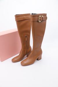 Bottes d'hiver décontractées de luxe haut de gamme de qualité supérieure, mi-mollet, avec semelle épaisse de 6 cm pour un port quotidien - Product Image 5