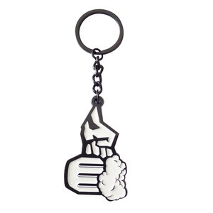 بيع بالجملة سلاسل مفاتيح مخصصة من سبائك الزنك الناعمة حامل مفاتيح ذات شعار شخصي سلاسل مفاتيح مخصصة - Product Image 3