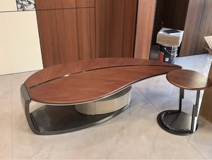최신 디자인 모던 럭셔리 거실 대리석 <span class=keywords><strong>TV</strong></span> 스탠드 및 커피 테이블 세트 - Product Image 3