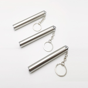 Stainless steel <b>LED</b> high-power flashlight No. 7 single-cell flashlight, cross-border keychain <b>light</b>, <b>mini</b> travel outdoor gift. - Product Image 3