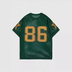 Conjunto de Falda Sexy de Verano con Logotipo Personalizado OEM para Mujer, Camiseta de Malla Tejida y Minifalda con Lentejuelas en Forma de Estrella, Conjunto de <span class=keywords><strong>2</strong></span> Piezas de Manga Corta - Product Image 6