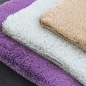 用于卧室毛毯的防滑地毯柔软的丝质光滑合成地毯