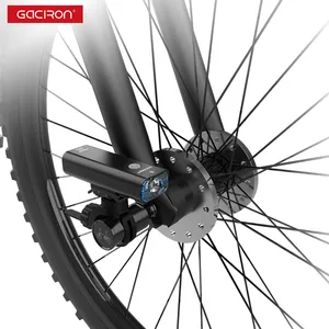 Gaciron bicicleta parte acessórios liga de alumínio mountain bike liberação rápida bicicleta hub bicicleta eixo dianteiro montagem para bicicleta luz