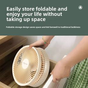 الأكثر مبيعًا ، مروحة كهربائية لدوران الهواء قابلة للطي ومحمولة مع وظيفة شحن USB - Product Image 5
