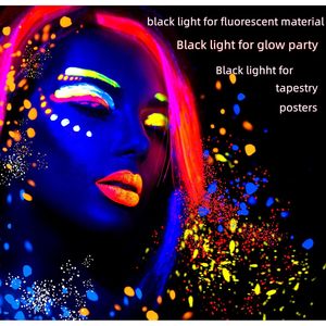 1ft บาร์แสงสีดำ LED 10W สำหรับโปสเตอร์เรืองแสงตู้ไฟยูวีสำหรับงานปาร์ตี้ - Product Image 6
