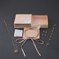Boîte à bijoux rigide de luxe avec tiroir et logo personnalisé - Fermeture magnétique recyclable pour bagues et colliers