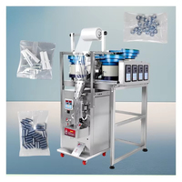 Machine d'emballage automatique électrique à plaque vibrante pour sacs plastiques, pour aliments et boissons, avec moteur, PLC et compteur de vis inclus