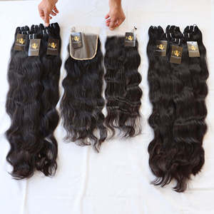 Extensiones de cabello humano brasileño con cierre HD, cabello virgen con cutícula alineada, 100% de visón crudo, venta al por mayor, 10A, 11A - Product Image 2