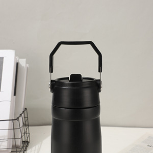 Stainless Steel Thermos Cup 304 Portable With Straw For Travel And Sports Use - Product Image 3