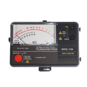 Medidor de Resistencia de Aislamiento KYORITSU MODELO 3166/3165, Pinza Amperimétrica para Tierra, Detección de Protección contra Rayos, Medidor de Resistencia de Tierra - Product Image 1