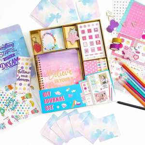 DIY <b>Journal</b> Kit Birthday Gift for Teenage Girls-<b>Planner</b> Scrapbook Gift Box & Diary Set - Product Image 3