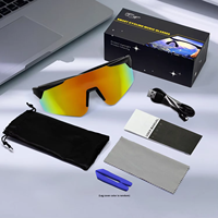 Lunettes de soleil audio photochromiques intelligentes pour le cyclisme, sport de plein air, assistant vocal IA, étanches IPX-5, protection UV 2026