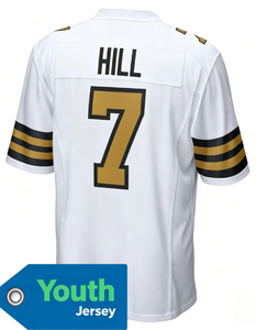 Venta al por mayor de camisetas juveniles de alta calidad 41 #   Kamara 7 #   Colina 12 #    Olave - Camisetas de Fútbol Americano Bordadas, Camisetas Personalizadas - Product Image 2