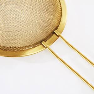 Colador de malla de acero inoxidable estilo INS, tamiz de cocina, mango de alambre, harina de té para hornear, Pasta, arroz, comida, colador de aceite, colador de Metal - Product Image 2