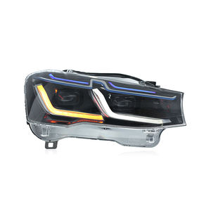 Pour <span class=keywords><strong>BMW</strong></span> X3 F25 / <span class=keywords><strong>X4</strong></span> F26 2010-2017, ensemble de phares LED bleus avec feux de jour, mise à niveau des phares avant - Product Image 2