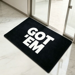 Tapis de sol personnalisé avec slogan imprimé, citation streetwear, design de texte personnalisé pour la décoration de la salle de sport - Product Image 1