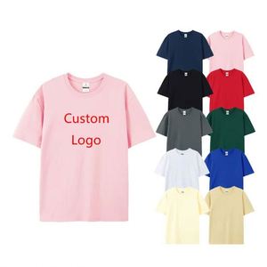 Design Custom 100% Cotton O Neck Heat Transfer Work Uniforms Blank <b>Gift</b> Advertising Unisex Promotion Plain t Shirt - Product Image 1