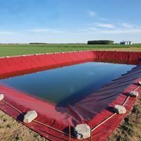 Bâche de bassin agricole robuste en PVC enduit, étanche et anti-fuite pour étangs à poissons et réservoirs