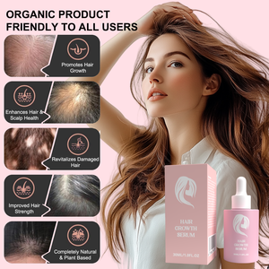 Großhandel Kräuter-Multi-Peptid Haarwuchsöl Private Label Natürliches Organisches Biotin Haarwachstumsserum - Product Image 3
