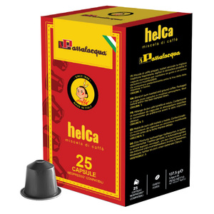 100 Capsule Compatibili Nespresso Passalacqua Helca Blend 0,22g/Capsula Cialde di Caffè Premium e K-Cups - Product Image 1