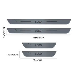 Kevanly Lumière de bienvenue personnalisée avec logo multicolore pour seuil de <span class=keywords><strong>porte</strong></span> de voiture, lampe d'ambiance <span class=keywords><strong>intérieure</strong></span>, pédale, accessoire de décoration automobile DC 5V, garantie 1 an - Product Image 2