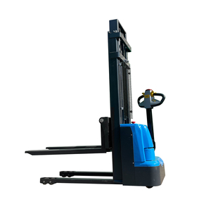 Apilador de palés de entrega rápida Carretilla elevadora eléctrica Elevador de palés 1000kg 1500kg 2000kg Apilador semieléctrico Precio - Product Image 3