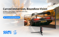 Moniteur de jeu incurvé ultra-large 49 pouces 5K 60Hz USB-C pour PC portable OEM Factory