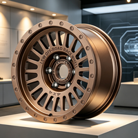 Velg Offroad 20 Inch 9J 6061 T6 Forged Aluminium Alloy ET0 PCD 6x139.7 Matte Bronze Garansi 5 Tahun untuk Infiniti 4WD SUV